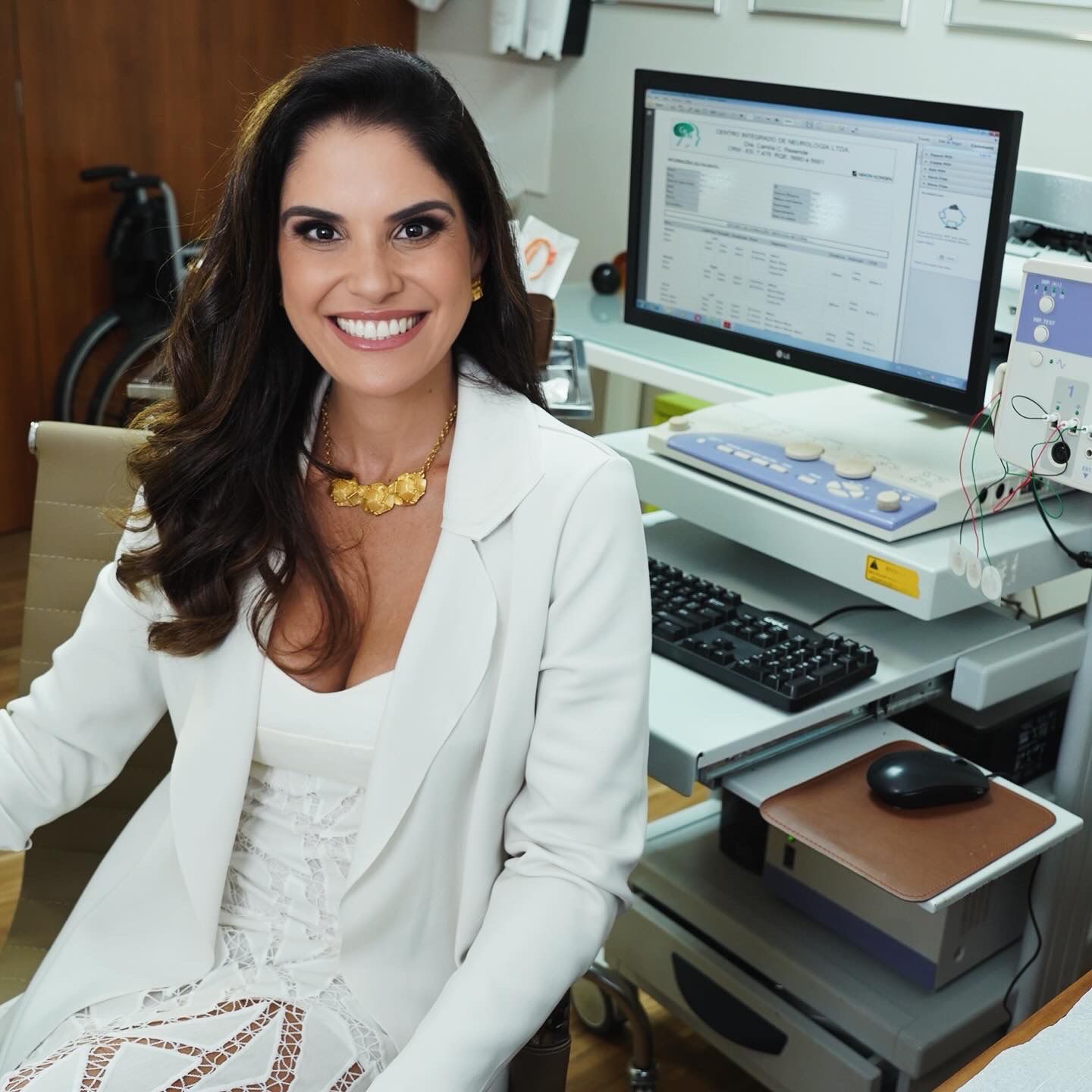 Sala de exames (eletroneuromiografia)